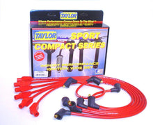 Load image into Gallery viewer, Taylor Cable 74290 8mm Spiro-Pro Ignition Wire Set; Spiro-Wound; Custom Fit; 180/135 deg.; Red; Spark Plug Wire Set Taylor Cable Default Title