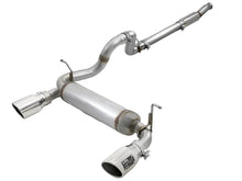 Load image into Gallery viewer, aFe Rebel Series 409 Stainless Steel Cat-Back Exhaust 18-21 Jeep Wrangler JL 2.0L (t) - Polished Tip Catback aFe