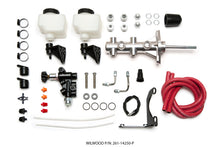 Load image into Gallery viewer, Wilwood Tandem Remote M/C Kit w L/H Brkt & Prop Valve - 15/16in Bore Ball Burnished-W/Pushrod Brake Master Cylinder Wilwood
