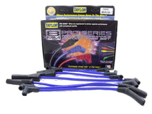 Load image into Gallery viewer, Taylor Cable 74649 8mm Spiro-Pro Ignition Wire Set; Spiro-Wound; Custom Fit; 180/135 deg.; Blue; Spark Plug Wire Set Taylor Cable Default Title