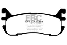 Load image into Gallery viewer, EBC 97-02 Ford Escort 2.0 Redstuff Rear Brake Pads Brake Pads - Performance EBC