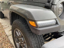 Load image into Gallery viewer, Oracle Jeep Wrangler JL Smoked Lens LED Front Sidemarkers SEE WARRANTY Light Strip LED ORACLE Lighting