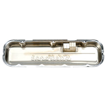 Load image into Gallery viewer, Edelbrock Valve Cover Signature Series Chevrolet 1965 and Later 396-502 V8 Low Chrome Valve Covers Edelbrock