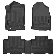 Load image into Gallery viewer, Husky Liners 13 Toyota RAV4 Weatherbeater Black Front & 2nd Seat Floor Liners Floor Mats - Rubber Husky Liners