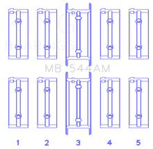 Load image into Gallery viewer, King BMW M10B15/18/20 (Size STD) Performance Main Bearing Set Bearings King Engine Bearings