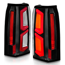 Load image into Gallery viewer, ANZO 2015-2020 Chevrolet Tahoe LED Tail Lights w/ Light Bar Black Housing Clear Lens Tail Lights ANZO
