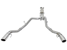 Load image into Gallery viewer, aFe MACHForce XP Exhaust Cat-Back SS-409 2017 Ford F-150 Raptor V6-3.5L (tt) w/ Polished Tips Catback aFe