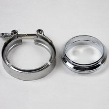 Load image into Gallery viewer, Granatelli 3.0in Flat Flanges w/V-Band Clamp Flanges Granatelli Motor Sports