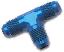 Load image into Gallery viewer, Russell Performance -16 AN NPT Flare Tee Fitting (Blue) Fittings Russell