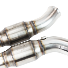 Load image into Gallery viewer, Kooks 14+ Chevy Corvette C7 3in x 3in GREEN Cat SS X-Pipe Kooks HDR Req X Pipes Kooks Headers