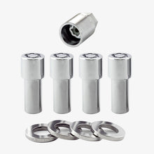 Load image into Gallery viewer, McGard Wheel Lock Nut Set - 4pk. (X-Long Shank) 1/2-20 / 13/16 Hex / 2.165in. Length - Chrome Lug Nuts McGard