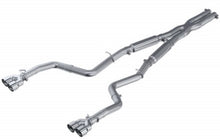 Load image into Gallery viewer, MBRP 15-16 Dodge Challenger RT 5.7L Aluminized Steel 3in Dual Rear Cat-back Quad Tips - Street Catback MBRP