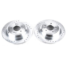Load image into Gallery viewer, Power Stop 17-18 Genesis G80 Rear Evolution Drilled & Slotted Rotors - Pair Brake Rotors - Slot & Drilled PowerStop