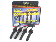 Load image into Gallery viewer, Taylor Cable 77035 8mm Spiro-Pro Ignition Wire Set; Black; Stock; 9.5 in.; OE Spark Plug Boot; Spark Plug Wire Set Taylor Cable Default Title