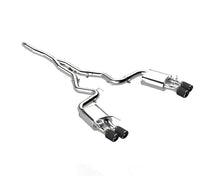 Load image into Gallery viewer, MBRP 18-22 Ford Mustang 2.3L Ecoboost 3in Cat-Back Exhaust w/ Quad Carbon Fiber SS Tips - T304 Catback MBRP