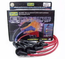 Load image into Gallery viewer, Taylor Cable 77208 8mm Spiro-Pro Ignition Wire Set; Red; Stock; 9.5 in.; OE Spark Plug Boot; Spark Plug Wire Set Taylor Cable Default Title