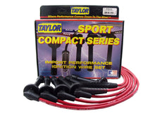 Load image into Gallery viewer, Taylor Cable 77210 8mm Spiro-Pro Ignition Wire Set; Red; Stock; 9.5 in.; OE Spark Plug Boot; Spark Plug Wire Set Taylor Cable Default Title