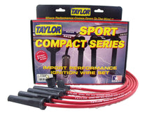 Load image into Gallery viewer, Taylor Cable 77230 8mm Spiro-Pro Ignition Wire Set; Red; Stock; 11.75 in.; 180 Deg. Plug Boot; Spark Plug Wire Set Taylor Cable Default Title