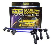 Load image into Gallery viewer, Taylor Cable 77626 8mm Spiro-Pro Ignition Wire Set; Blue; Stock; 9.5 in.; OE Spark Plug Boot; Spark Plug Wire Set Taylor Cable Default Title