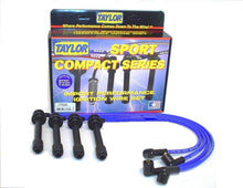 Load image into Gallery viewer, Taylor Cable 77636 8mm Spiro-Pro Ignition Wire Set; Blue; Stock; 9.5 in.; OE Spark Plug Boot; Spark Plug Wire Set Taylor Cable Default Title