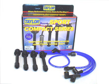 Load image into Gallery viewer, Taylor Cable 77643 8mm Spiro-Pro Ignition Wire Set; Blue; Stock; 9.5 in.; OE Spark Plug Boot; Spark Plug Wire Set Taylor Cable