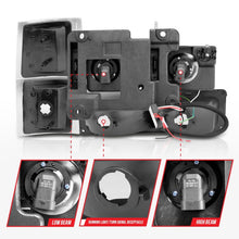 Load image into Gallery viewer, ANZO 88-98 Chevrolet C1500 Crystal Headlights Black Housing w/ Signal and Side Marker Lights Headlights ANZO