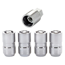 Load image into Gallery viewer, McGard Wheel Lock Nut Set - 4pk. (Cone Seat) M14X1.5 / 21mm & 22mm Dual Hex / 1.639in. L - Chrome Lug Nuts McGard
