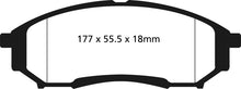 Load image into Gallery viewer, EBC 05-07 Ford F250 (inc Super Duty) 5.4 (2WD) Extra Duty Rear Brake Pads Brake Pads - Performance EBC