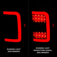 Load image into Gallery viewer, ANZO 01-11 Ford Ranger LED Taillights - Black Housing w/ Smoke Lens & Light Bar Tail Lights ANZO