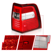 Load image into Gallery viewer, ANZO 07-17 For Expedition LED Taillights w/ Light Bar Chrome Housing Red/Clear Lens Tail Lights ANZO