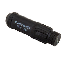 Load image into Gallery viewer, NRG 700 Series M12 X 1.25 Steel Lug Nut w/Dust Cap Cover Set 21 Pc w/Locks & Lock Socket - Black Lug Nuts NRG