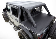 Load image into Gallery viewer, Rampage 2007-2018 Jeep Wrangler(JK) Unlimited 4-Door Tonneau Cover - Black Diamond Soft Tops Rampage