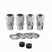 Load image into Gallery viewer, McGard Hex Lug Nut (Drag Racing Short Shank) 1/2-20 / 13/16 Hex / 1.6in. Length (4-Pack) - Chrome Lug Nuts McGard