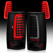 Load image into Gallery viewer, ANZO 2007-2014 Chevy Tahoe LED Taillight Plank Style Black w/Smoke Lens Tail Lights ANZO