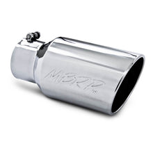 Load image into Gallery viewer, MBRP Universal Tip 6 O.D. Angled Rolled End 4 inlet 12 length Steel Tubing MBRP
