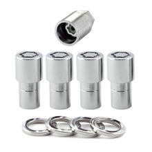 Load image into Gallery viewer, McGard Wheel Lock Nut Set - 4pk. (Long Shank Seat) M12X1.5 / 13/16 Hex / 1.75in. Length - Chrome Lug Nuts McGard