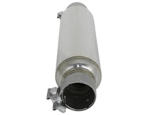 Load image into Gallery viewer, aFe MACH Force-Xp 304 Stainless Steel Resonator 2.5in Inlet/Outlet x 4in Dia x 15in Body x 19in L X Pipes aFe