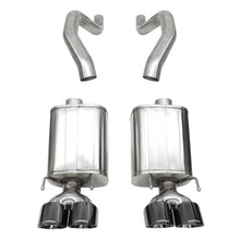 Load image into Gallery viewer, Corsa 06-13 Chevy Corvette C6 Z06 7.0L / 09-13 ZR1 6.2L Black PVD AxleBack Exhaust w/4.5in Twin Tips Axle Back CORSA Performance