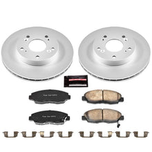 Load image into Gallery viewer, Power Stop 06-11 Honda Civic Front Z17 Evolution Geomet Coated Brake Kit Brake Kits - Performance Blank PowerStop