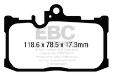 Load image into Gallery viewer, EBC 13+ Lexus GS350 3.5 F-Sport RWD Yellowstuff Front Brake Pads Brake Pads - Performance EBC