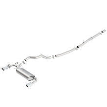 Load image into Gallery viewer, Borla 16-17 Ford Focus RS 2.3L MT Round Angle-Cut Tips Split Rear Exit ATAK Catback Exhaust Catback Borla