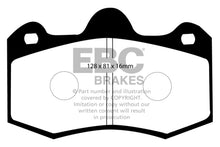 Load image into Gallery viewer, EBC 11+ Mclaren MP4-12C 3.8 Twin Turbo Bluestuff Rear Brake Pads Brake Pads - Racing EBC