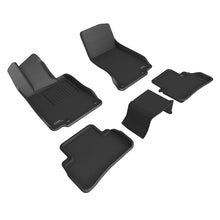 Load image into Gallery viewer, 3D MAXpider 2022 Mercedes-Benz C-Class 5 Seat Gas Model w/ Short Axis Kagu Black R1 R2 Floor Mats - Rubber 3D MAXpider