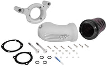 Load image into Gallery viewer, K&N 01-17 Harley Davidson Softail / Dyna FI Performance Air Intake System Silver Cold Air Intakes K&N Engineering