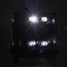 Load image into Gallery viewer, AlphaRex 16-18 Chevy 1500HD NOVA-Series LED Proj Headlghts Alpha BK Atv Lgt/SeqSig & DRL(Req 810023) Headlights AlphaRex