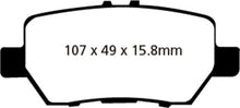 Load image into Gallery viewer, EBC 05-08 Acura RL 3.5 Greenstuff Rear Brake Pads Brake Pads - Performance EBC