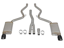 Load image into Gallery viewer, aFe MACHForce XP Exhausts Cat-Back SS-304 EXH w/ Black Tips 15-16 Ford Mustang EcoBoost 2.3L (t) Catback aFe