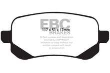 Load image into Gallery viewer, EBC 08-11 Chrysler Town & Country 3.3 Extra Duty Rear Brake Pads Brake Pads - Performance EBC