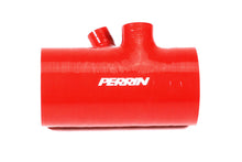 Load image into Gallery viewer, Perrin 2022+ Subaru WRX Red 3in Turbo Inlet Hose w/ Nozzle (Short) Hoses Perrin Performance
