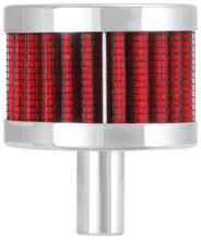 Load image into Gallery viewer, K&N Steel Base Chrome Top Crankcase Vent Filter 1/2in. Vent / 2in. OD / 1-1/2in. Height Air Filters - Universal Fit K&N Engineering